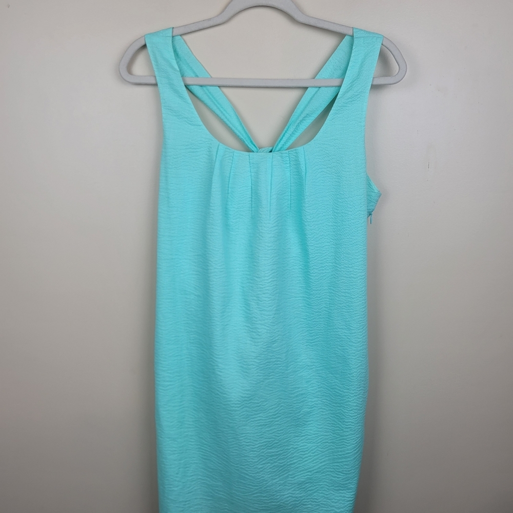FIRM J. Crew Seafoam Textured Dress size 4P